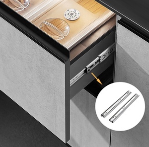 Dây Chuyền Sản Xuất Máng Trượt Ngăn Kéo Bằng Sắt Vòng Bi Dạng Ống Lồng 3 Khay Trượt Ngăn Kéo Gấp - Product Image 5