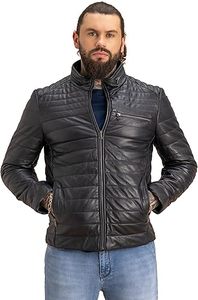 2025 chaqueta de vuelo de invierno para hombre, logotipo impreso personalizado, a prueba de viento, impermeable, tela de lona de cuero, cuello levantado, calle rápida - Product Image 2
