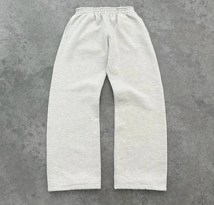 Conjuntos de sudaderas con capucha y pantalones con cremallera en blanco de alta calidad al por mayor, chándal de algodón orgánico personalizado, chándales deportivos extragrandes para Fitness - Product Image 3