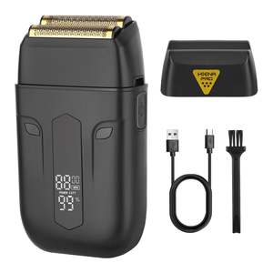 Afeitadora Eléctrica Recargable de Doble Cuchilla para Hombre, Impermeable IPX7, Mini Afeitadora Rotatoria para Uso en Autocaravanas - Product Image 1