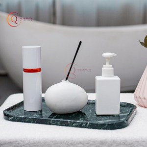 Plateau de service en marbre vert rectangle fait à la main nouvellement arrivé plateaux de grande taille plats et assiettes fournitures assiette plaquée couleur verte - Product Image 6