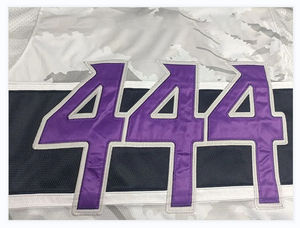 Jersey de hockey sobre hielo con apliques bordados personalizados, precio al por mayor de fábrica, Jersey de hockey de poliéster 100%, ropa deportiva de fábrica de Pakistán - Product Image 5