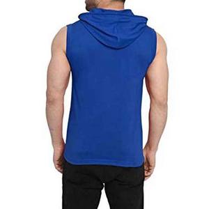 Sudadera con Capucha sin Mangas para Hombre, con Cordón Ajustable y Logotipo Personalizable para Gimnasio y Entrenamiento - Product Image 4