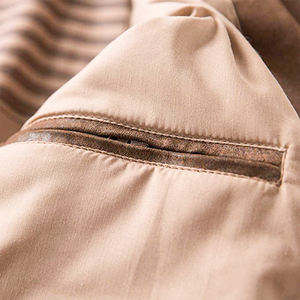 Veste en cuir de vachette de haute qualité pour homme, col montant, design vintage respirant, idéale pour l'automne, vente en gros - Product Image 5