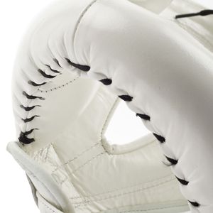 Protector de Cabeza de Cuero de Cara Completa Personalizable de Alta Calidad con Agarres de Cordones para Boxeo, Artes Marciales y Entrenamiento Físico - Product Image 2