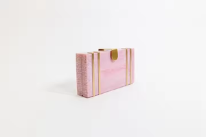 Pochettes et sacs à main en résine personnalisés avec embellissements artistiques-Décoration de perles et de chaînes par crescent crafts - Product Image 4