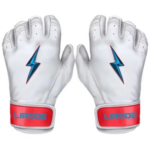 Guantes de Bateo de Béisbol/Sóftbol Profesionales de Cuero Genuino de Alta Calidad, Venta al por Mayor, Unisex, Personalizables, Duraderos - Product Image 4