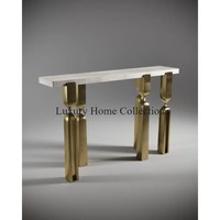 Table console antique et unique, élégante et moderne, offre spéciale de haute qualité, console et tables d'appoint au design luxueux faits à la main