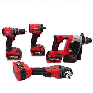 Outils électriques d'usine, kit d'outils électriques sans fil durable avec étui rigide, personnalisable OEM, garantie de 3 ans pour un usage professionnel - Product Image 5