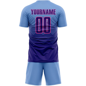 เสื้อฟุตบอลพิมพ์ซับลิเมชันสำหรับทุกเพศชุดทีมผู้ใหญ่ผ้าโพลีเอสเตอร์ยืดป้องกันแบคทีเรียผ้าแห้งเร็ว100% - Product Image 3