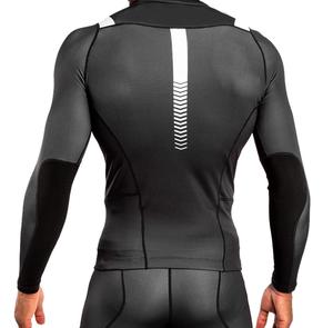 Vente en gros de vêtements d'entraînement de fitness Gym Rashguard Bjj Rash Guard Mma chemises d'entraînement à manches longues personnalisées pour hommes - Product Image 2