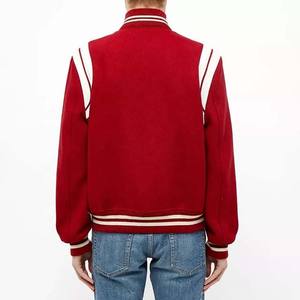 New Custom Design High Quality Men Varisty <b>Jackets</b> Wholesale Low Price Men Custom Fabric Winter Wear <b>jacket</b> for men <b>patchwork</b> - Product Image 2