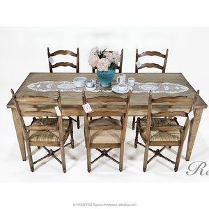 Ensemble de chaises de Table en bois d'acajou Vintage classique n ° 8223 pour meubles de maison hôtel salle à manger Restaurant appartement traditionnel - Product Image 2