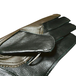 Nuevo estilo de doble capa de cuero genuino guantes de cetrería águila bordado Logo Palma impermeable eje de carbono camuflaje para caza - Product Image 5