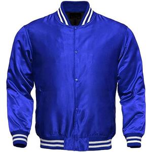 Blouson bombardier de baseball en nylon d'hiver pour hommes avec logo personnalisé manches longues col à capuche poche zippée High Street - Product Image 3