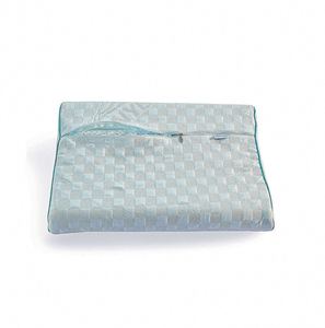 Almohada Cervical de Espuma Viscoelástica con Funda Geométrica Moderna, Hipoalergénica, Refrigerante, Precio Competitivo Directo de Fábrica, Premium - Product Image 6