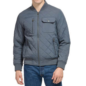 Nouvelle veste bomber décontractée pour homme 2025, style urbain, réversible, en toile imprimée, coupe-vent et respirante, avec logo frontal, OEM - Product Image 2