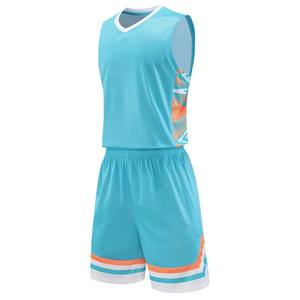Maillot de basket-ball pour jeunes hommes et enfants, grande taille, ensemble d'entraînement respirant à séchage rapide, gilet et short, nom, numéro, logo - Product Image 4