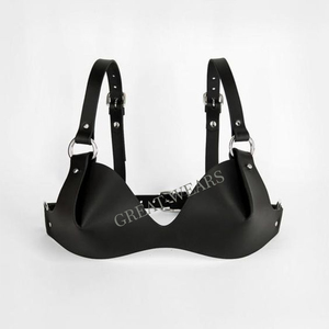 Ensembles de lingerie en cuir pour femmes Corset Lingerie exotique Tenues en latex à bretelles Lingerie à armatures Push Up Jarretière - Product Image 6