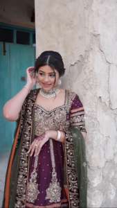 Colección de verano Heavy Faux Georgette Conjunto de ropa India pakistaní Secuencia bordada Trabajo Encaje Borde Top-Fiesta Sarara - Product Image 4