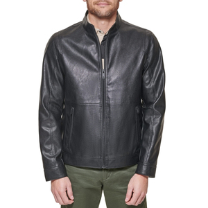 Veste bomber à capuche en cuir de qualité supérieure unisexe, coupe-vent d'hiver, doublée de coton, veste unisexe 2026 - Product Image 5