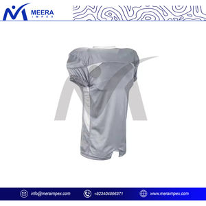 Jersey de fútbol americano de diseño personalizado hecho en Pakistán, camiseta de manga corta Unisex transpirable de talla grande impresa para el verano - Product Image 3