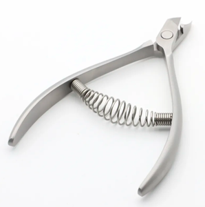 High Quality Professional Nail Care Tool Double <b>Spring</b> Cuticle Nippers Curved Stainless Steel Cuticle Nipper <b>Clip</b> for Fingers - Product Image 3