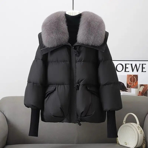 Chaqueta Acolchada Brillante Transpirable con Capucha y Cierre de Botones, OEM y ODM Disponibles - Product Image 1