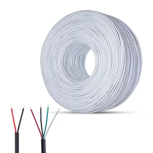 최고 품질 AWM 2464 AWM 22awg 24awg 26awg 28awg 구리 전기 와이어 롤 2 코어 3 코어 4 코어 도체 Pvc 유연한 USB 데이터