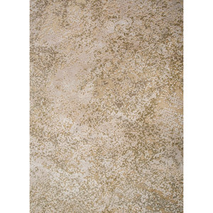 Alfombra Kavi Ivory de Lana y Seda de Bambú Anudada a Mano, Colección Afterglow, 10 mm, Abstracta, para el Hogar, Pasillo, Rectangular, para Adolescentes-Akwb-13015 - Product Image 3