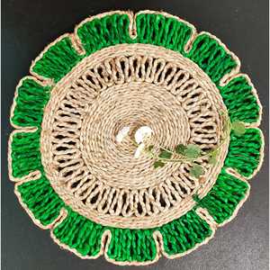 Mukherjee Lot de 2 sous-verres écologiques en jute de 12 pouces pour la décoration intérieure - Product Image 4