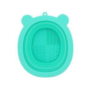 ISSILI - Tazón de Limpieza Plegable de Silicona con Forma de Oso, Herramienta de Maquillaje, para Lavar Esponjas, Herramienta de Belleza, Almohadilla de Limpieza, para Uso Doméstico - Product Image 4