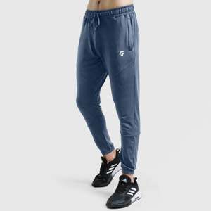 Pantalones Chinos de Moda para Hombre, Color Azul, Logotipo Personalizable, Cintura Baja, Corte Recto, Lavado de Color Disponible, Tallas XL a 6XL - Product Image 3