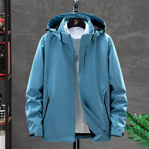 Chaqueta cortavientos de nailon para hombre, diseño personalizado, verano, otoño, ligera, resistente a la lluvia, resistente al agua - Product Image 5