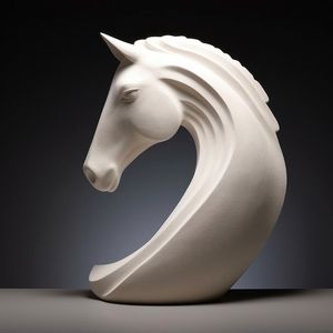 Escultura de mesa de madera tallada a mano, artículo decorativo de primera calidad para espacios elegantes del hogar, detalles para la sala de estar - Product Image 5