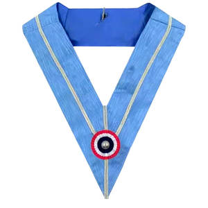 2025 Delantal De Maestro De Rito De Emulación Inglesa En Cuero 3 Rosetas Y Colgantes - Product Image 3