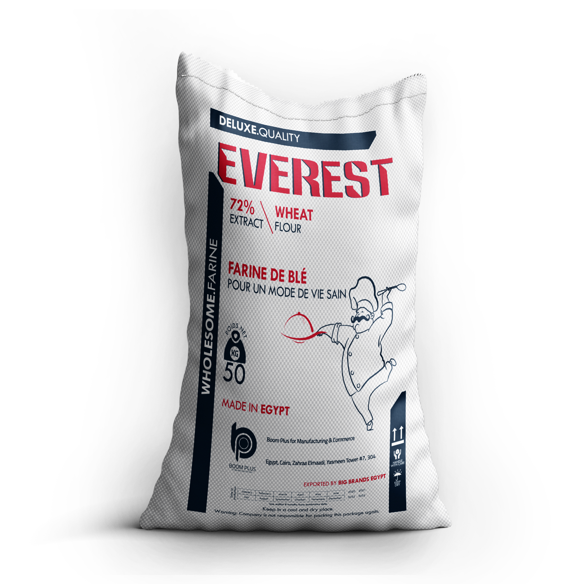 Премиум хлебная пшеничная мука 50 кг Everest