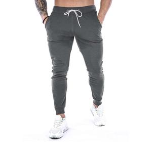 Joggers deportivos informales para hombre, pantalones Cargo, pantalones de chándal con cordón de Color sólido con cintura media, lavado ligero, Exportación de otoño desde BD - Product Image 2