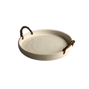 AG Metal Modern Party Food Serving Tray Gold Hammered <b>Mirror</b> Polish Stainless Steel Design Handle Royal <b>Tabletop</b> 100% Natural - Product Image 2