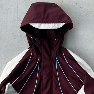 เสื้อแจ็กเก็ตมีซิปของผู้ชายเสื้อกันลมผ้าไนลอนขนาดใหญ่โอเวอร์ไซส์แบบมีฮู้ดสำหรับฤดูหนาว - Product Image 4