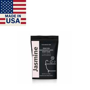 USA-Made Dead Sea Magnesium Chloride Flakes Organic Natural Radiance Skin Soothing <b>Bathing</b> <b>Powder</b> Jasmine Smoothing Nourishing - Product Image 1