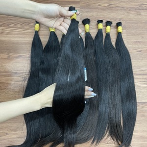 Cabello Natural Negro para Bebés al Por Mayor, Extensiones de Cabello 100% Natural, Alta Calidad, Muy Sedoso, Sin Enredos, Sin Caída, Gran Stock - Product Image 6