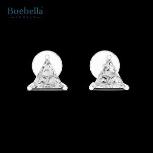 Hop Selling 925 Sterling Silver Full Triangle Diamond Earring para mujer - Product Image 2