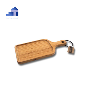 Material ecológico mejor calificado, utensilios de cocina al por mayor, bandeja de madera para servir, bandeja de madera para centro de mesa decorativo hecha en Vietnam - Product Image 1