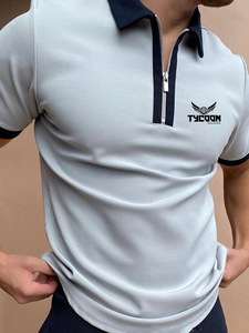 เสื้อโปโลผู้ชาย,เสื้อโปโลแขนสั้น/ยาวเข้ารูปใส่เล่นกอล์ฟได้ตามต้องการ - Product Image 3