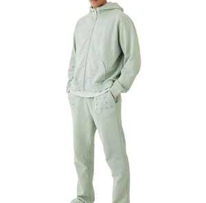 Survêtement d'hiver décontracté pour homme en coton 100% fabriqué au Pakistan |   Survêtements personnalisés écologiques en gros avec logo - Product Image 5