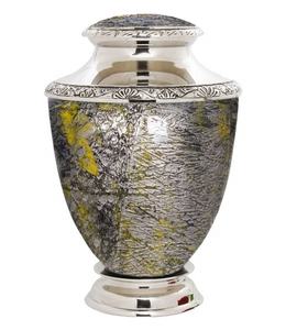 URNA CREMACIÓN MODERNA Y ALTERNATIVA PARA CENIZAS TEXTURA GRIS URNA CREMACIÓN ADULTO GRABADA URNA MEMORIAL DE ALTA CALIDAD - Product Image 1