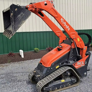 Minicargadora compacta Kubota SCL1000 con plataforma para operador, minicargadora con dirección deslizante, tractor 4x4 con cargador frontal. Compre equipos industriales. - Product Image 1