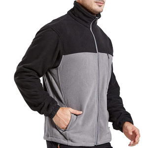 Chaqueta polar duradera y cálida con cremallera completa para hombre con ajuste cómodo, ideal para uso diario en exteriores y climas fríos - Product Image 3