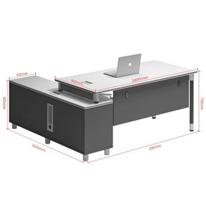 Bureau de direction moderne modulaire en bois, bureau de direction haut de gamme personnalisé, adapté aux agences gouvernementales, aux hôpitaux, aux écoles et - Product Image 6